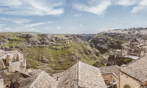 ForumSud_Matera_9apr16_PLaterza_004 Nella foto, i “ Sassi” di Matera, visti dalla terrazza di Palazzo Gattini ( courtesy dell’ organizzazione)