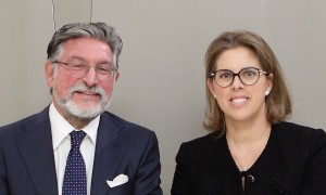 Nella foto, Mario Breglia e Carola Giuseppetti Nella foto, Mario Breglia e Carola Giuseppetti